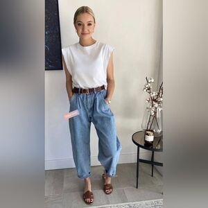 Vintage Brittania tapered jeans